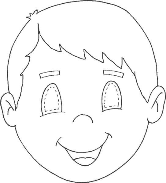 face parts coloring pages - photo #43